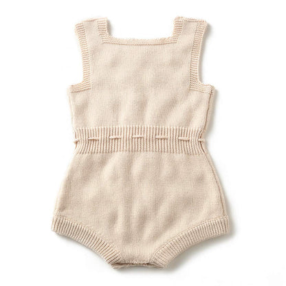 Simplee kids Baby Girl Kint Romper Fall Sleeveless Pompoms Rompers Newborn Little Girl Overall Jumpsuit Outfits