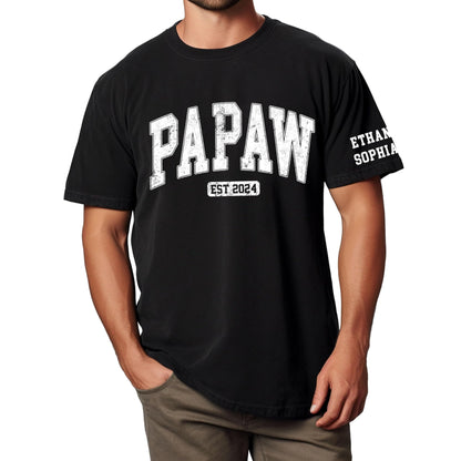 Personalized Custom Grandpa Shirt, Fathers Day Shirt Gifts for Grandpa, Gifts for Dad