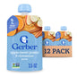 Gerber Baby Food Pouches, Toddler 12+ Months, Assorted Fruit Variety Pack, 3.5 Ounce (Set of 18)