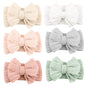 Niceye Handmade Baby Headbands Soft Stretchy Nylon Hair Bands with Bows for Newborn Infant Baby Toddler Girls- Pack of 6