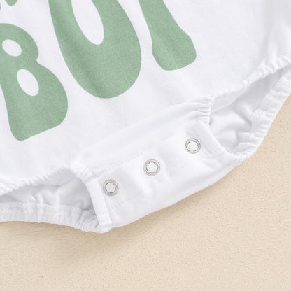 Newborn Infant Baby Boy Summer Outfit Mamas Boy Baby Clothes Boy Oversized Romper Shirts Short Sleeve Onesie