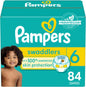 Pampers Baby Diapers - Swaddlers - Size 1, 198 Count, Ultra Absorbent Disposable Infant Diaper