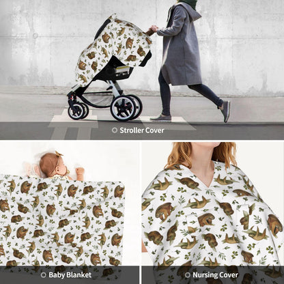 Butterfly Car Seat Cover for Baby in Winter Summer, Nursing Cover for Mom Butterfly Baby Stuff for Baby Girl Boy