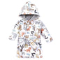 Hudson Baby Unisex Baby Mink with Faux Fur Lining Pool and Beach Robe Cover-ups