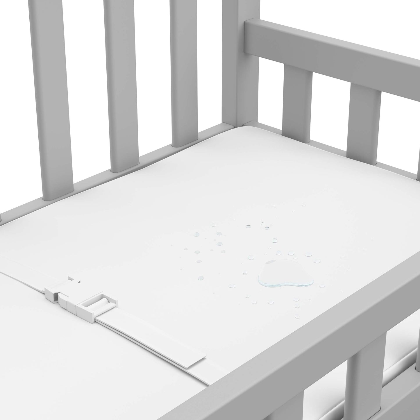 Graco Changing Table with Water-Resistant Changing Pad (White) – GREENGUARD Gold Certified, Multi Storage Nursery Changing Table for Infants and Babies