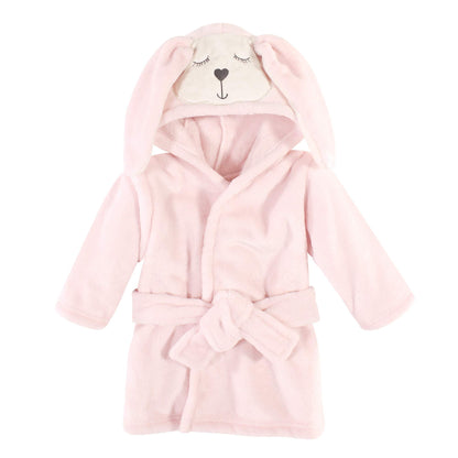 Hudson Baby Unisex Baby Plush Animal Face Bathrobe