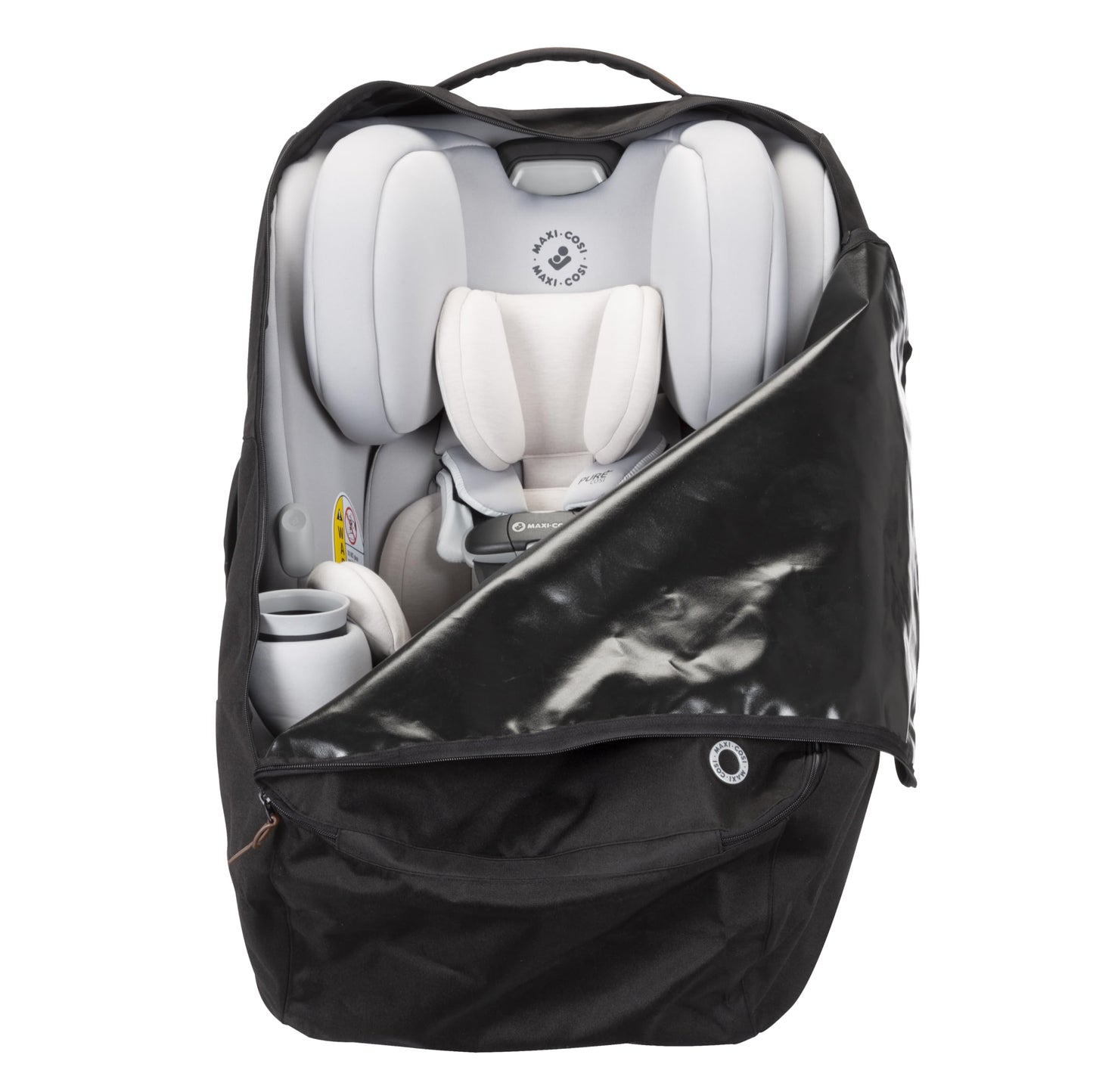 Maxi-Cosi Pria All-in-One Convertible Car Seat, Rear Facing Car Seat for Infants from 4-40 lbs, Forward Facing Car Seat up to 100 lbs in Booster Seat Mode, Rose Pink Sweater