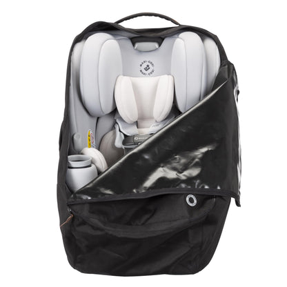 Maxi-Cosi Pria All-in-One Convertible Car Seat, Rear Facing Car Seat for Infants from 4-40 lbs, Forward Facing Car Seat up to 100 lbs in Booster Seat Mode, Rose Pink Sweater