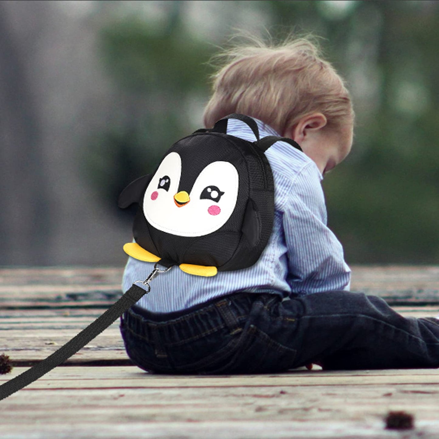 Accmor Toddler Harness Backpack Leash, Cute Dinosaur Backpacks with Anti Lost Wrist Link, Cute Mini Child Backpack Wristband Tether Strap and Protection Leashes for Boys Girls Aged 1-3 Years