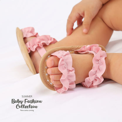 Infant Baby Girls Boys Summer Sandals Premium Unisex Non Slip Rubber Soft Sole Breathable Toddler First Walker Outdoor Beach Shoes