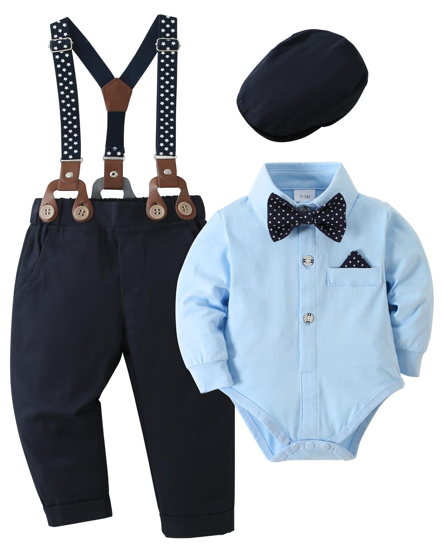 SANMIO Baby Boy Clothes 0-24M Baby Boy Suits 4pcs Baby Boys Baptism Easter Outfits Baby Christmas Clothes