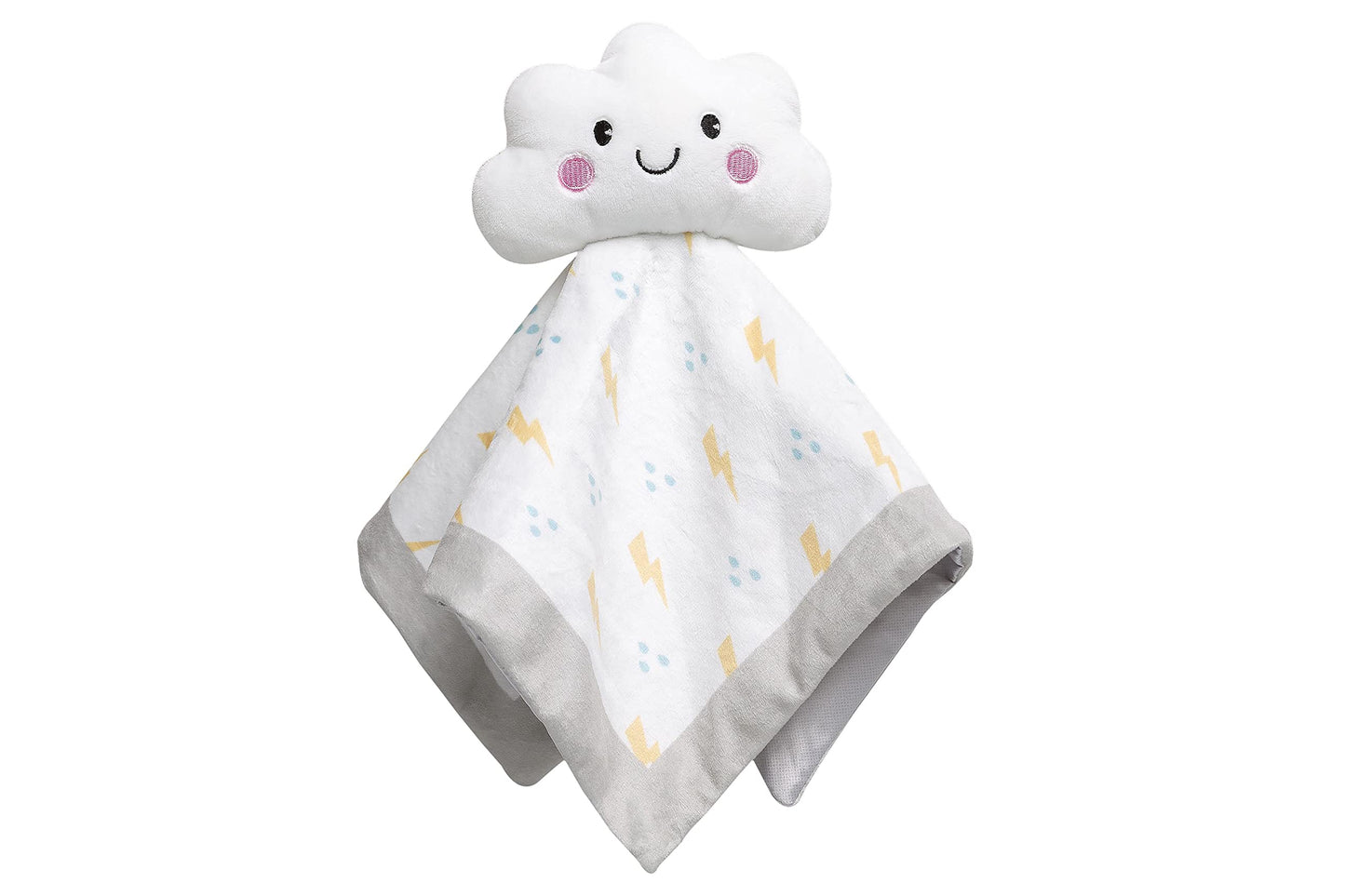 Pearhead Cloud Security Blanket, Soft Baby Lovey for Babies, Snuggle Toy Stuffed Animal, Newborn Infant and Toddler Security Toy, Baby Boy or Baby Girl Lovie, New Baby Gift, White Cloud Lovey