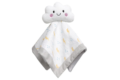 Pearhead Cloud Security Blanket, Soft Baby Lovey for Babies, Snuggle Toy Stuffed Animal, Newborn Infant and Toddler Security Toy, Baby Boy or Baby Girl Lovie, New Baby Gift, White Cloud Lovey