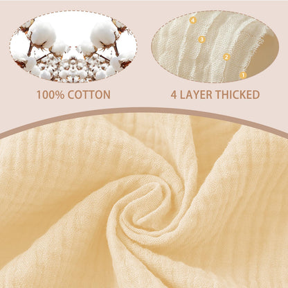 6 Pack Muslin Baby Bibs for Baby Girls, Muslin Bibs Drool Bandana Bibs (Sweet Pink)