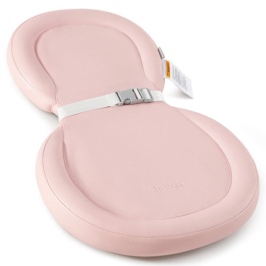 Mamatepe Baby Changing Pad, Soft, Foldable Leather Diaper Changing Pad, Waterproof & Non-Slip Wipeable, 30"X19",Pink