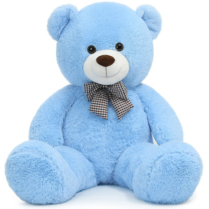 51 inch Big Teddy Bear Cute Giant Stuffed Animals Soft Plush Toy for Girlfriend Kids for Birthday Christmas Valentine's Day
