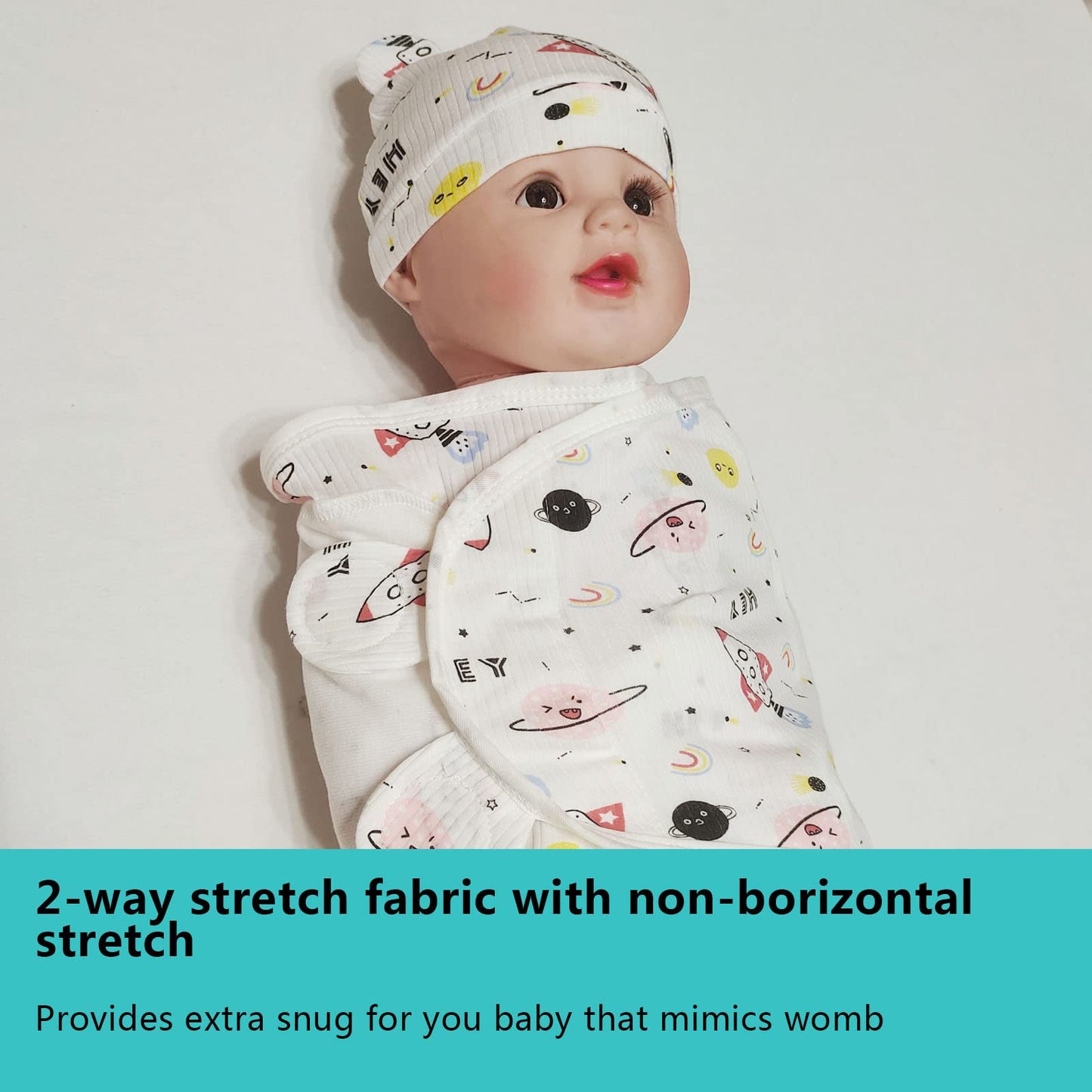 3-Pack Organic Baby Swaddle Sleep Sacks - Newborn Swaddle Sack - Baby Sleep Sack - Baby Swaddle Blanket Wrap…