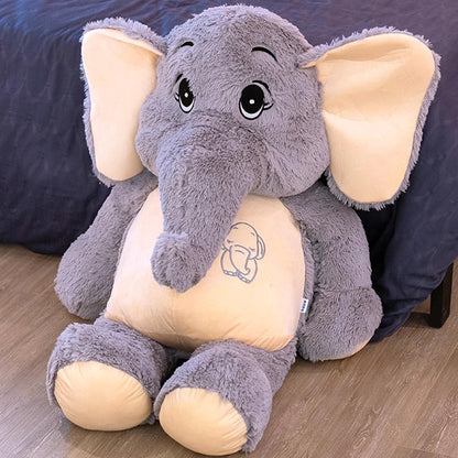 Giant Elephant Stuffed Animal 39'', Large Plush Toy, Soft Huggable Cute Elephant Plush for Girls, Boys, Kids, Babies - Gifts for Birthday, Mother's Day, Christmas