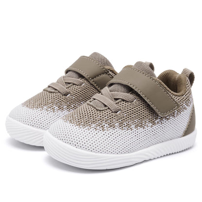 MORENDL Toddler Sneakers Baby Boys & Girls Barefoot Shoes Lightweight Breathable Walking Running Tennis Athletic Sport Shoes