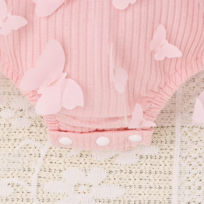 Baby Girl Summer Clothes Cute Newborn Girl Outfits Sleeveless Lace One Piece Romper + Headband 2pcs set 0-12 Months