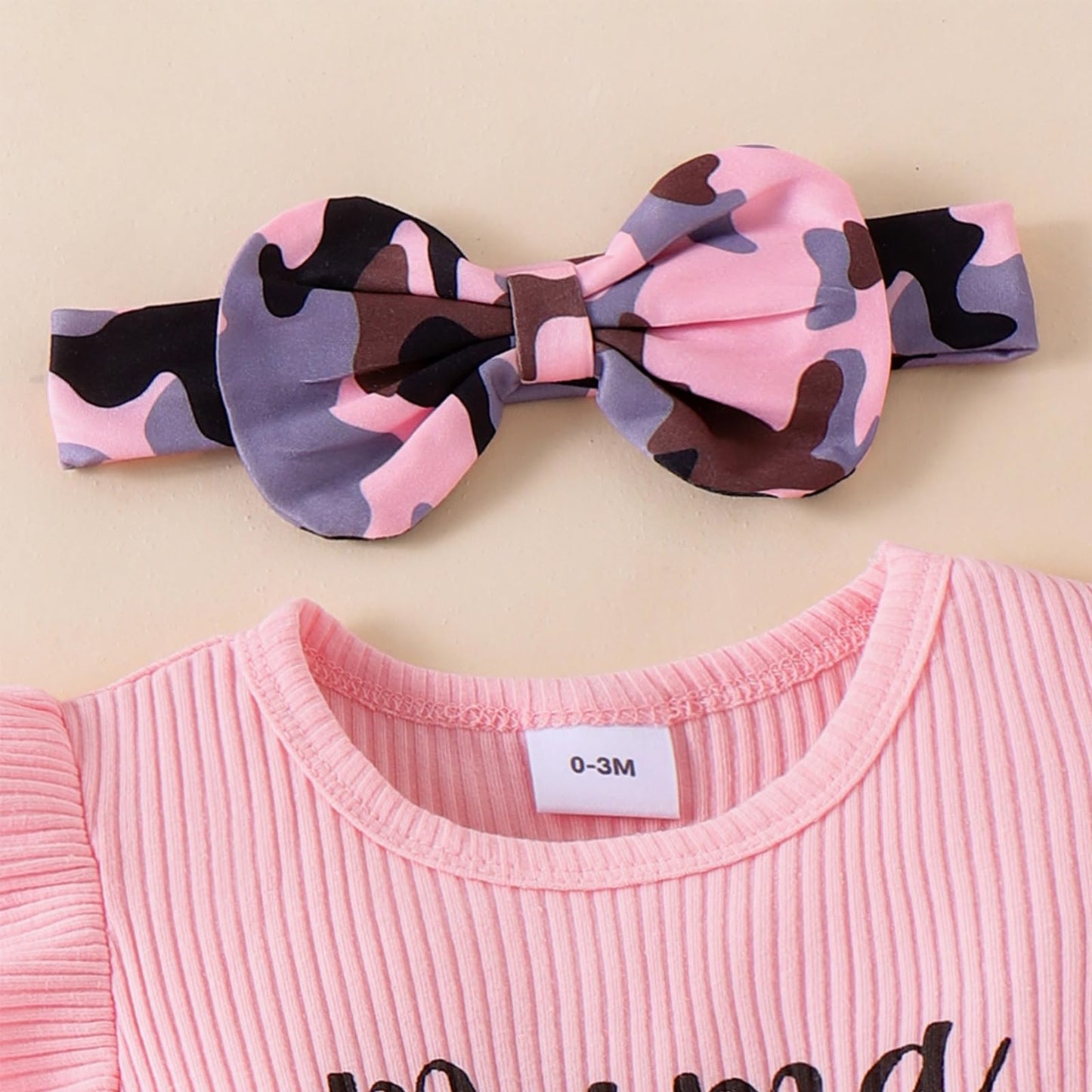 Baby Girl Clothes Newborn Romper Ruffle Sleeve Short Jeans Skirt with Headband Infant Outfits Set 0-18 Months
