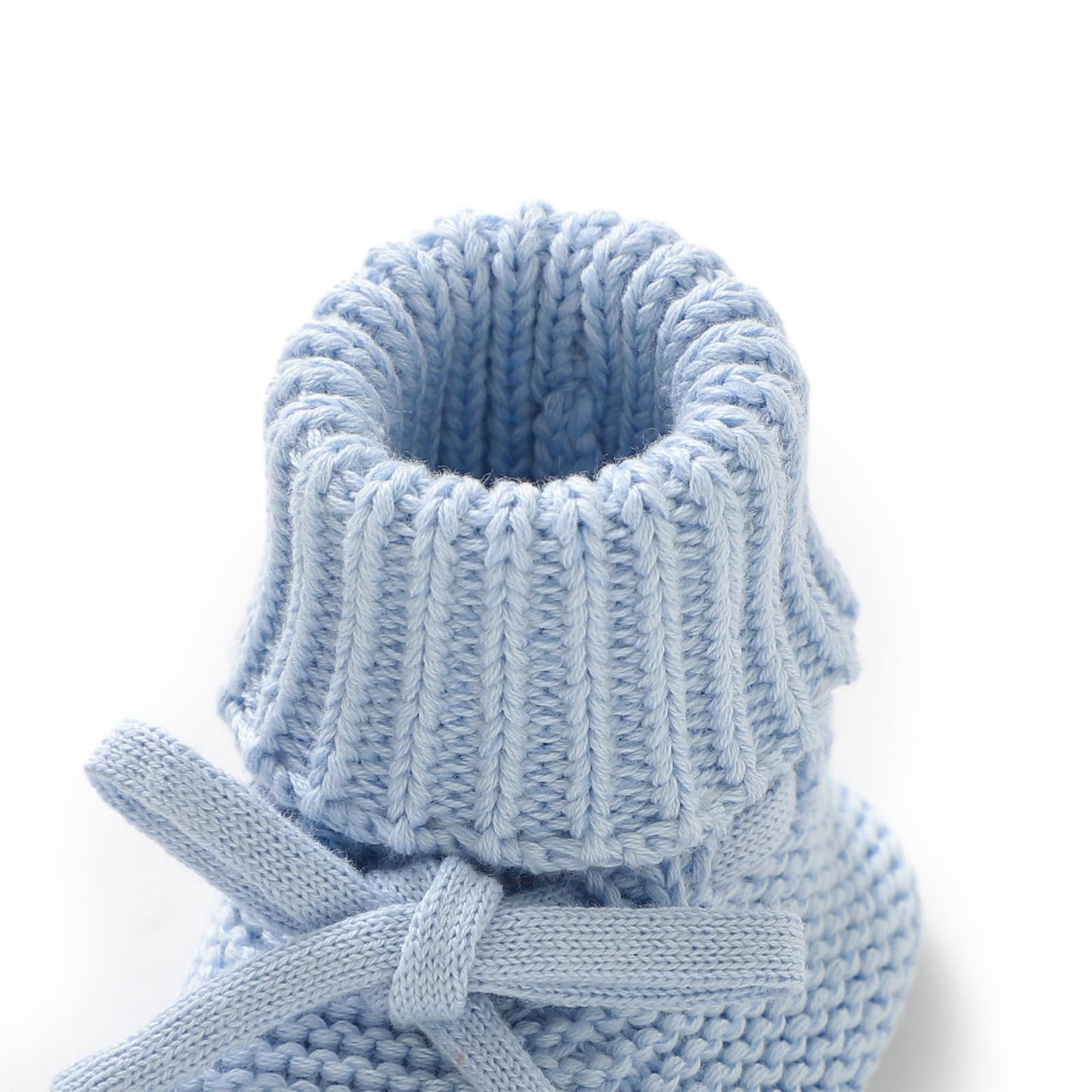 Hadetoto Baby Booties Newborn First Walkers Cozy Shoes Warm Knit Soft Booties for Toddler Infant Boy Girl