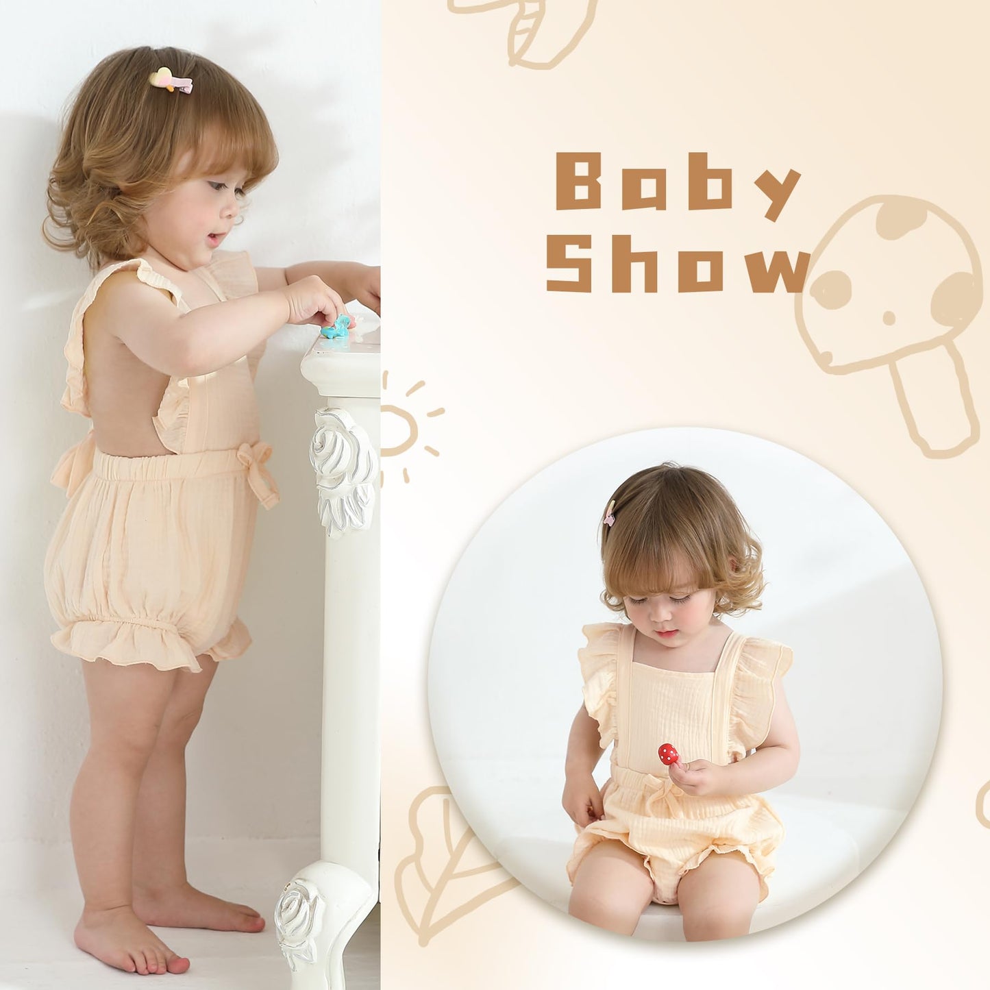 Happy Town Newborn Baby Girl Clothes Infant Summer Romper Sleeveless Floral Cute Outfits One Piece Jumpsuit Bodysuit