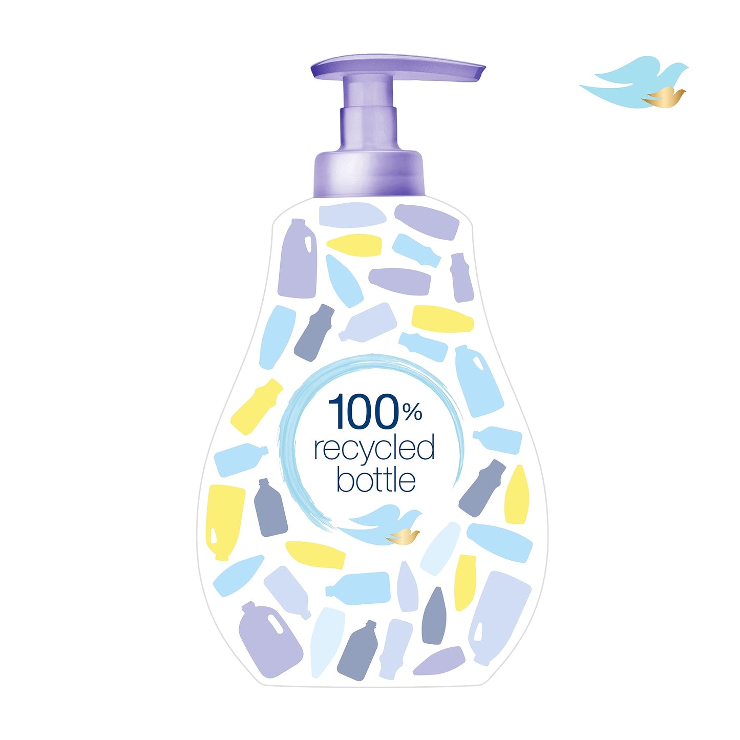 Baby Dove Sensitive Skin Care Baby Wash Calming Moisture For a Calming Bath Wash Hypoallergenic and Tear-Free, Washes Away Bacteria 13 oz