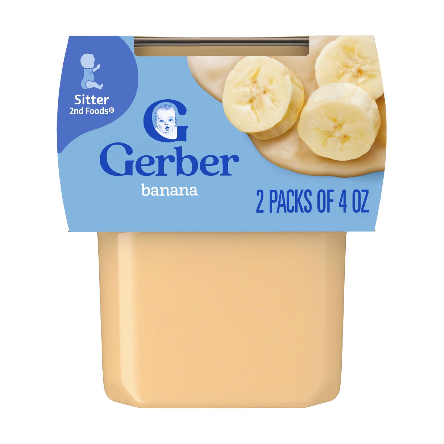 Gerber Baby Food Power Blend Apple Chicken, 4 Oz, 2 Ct Tubs