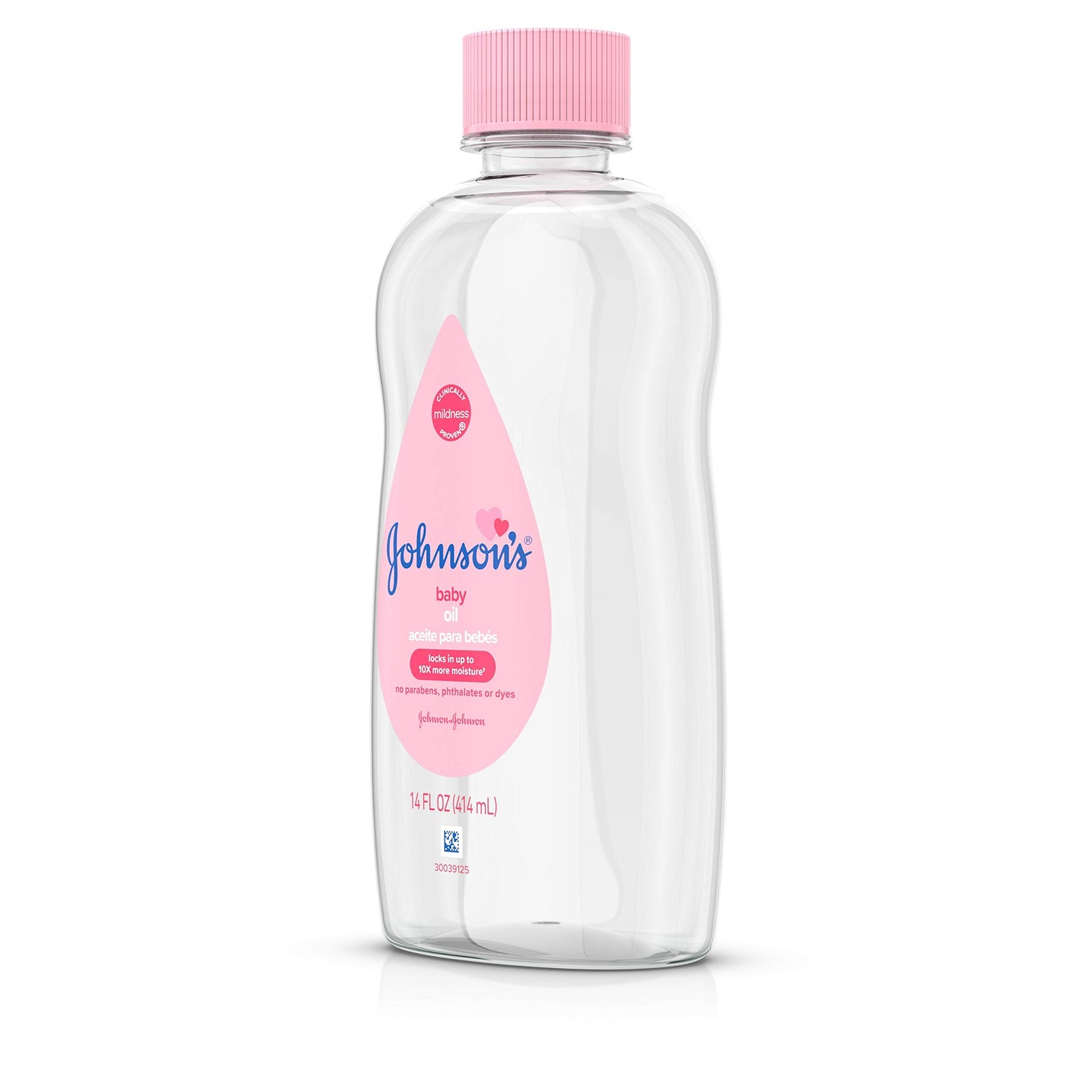 Johnson's Baby Oil, Pure Mineral Oil to help Prevent Moisture Loss for baby, Kids & Adults, Gentle & Soothing Baby Massage Oil for Dry Skin Relief, Original Scent, 14 fl. oz(Pack of 6)