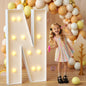 imprsv Marquee Light Up Letters, 3FT Mosaic Letters with Light for Baby Shower Graduation Party Decor, Large A for Engagement Wedding Party Decorations (Need to Assemble)