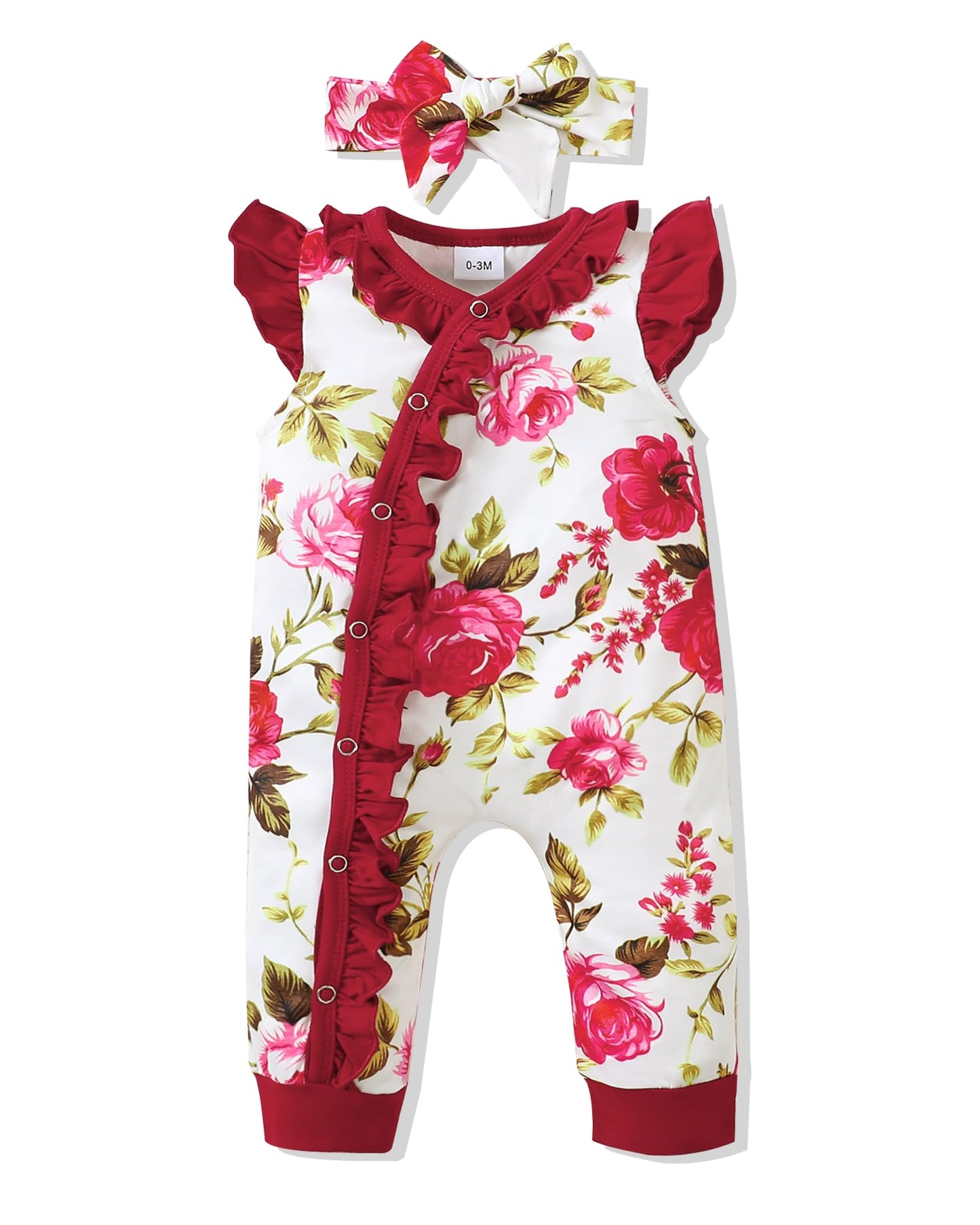Mioglrie Newborn Baby Girl Clothes One Piece Jumpsuits Clothes Short Sleeve Rompers Summer Clothes for Baby