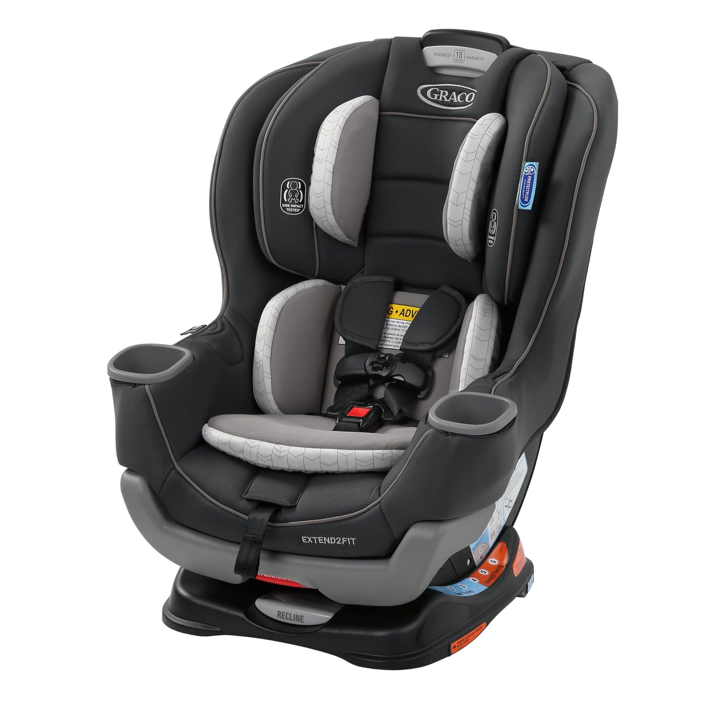 Graco Extend2Fit 3-in-1 Convertible Baby Car Seat, Rear and Forward Facing, Adjustable Extension Panel for Extra Legroom, Talia