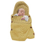 XMWEALTHY Newborn Baby Wrap Swaddle Blanket Knit Sleeping Bag Receiving Blankets Stroller Wrap for Baby(Dark Gray) (0-6 Month)