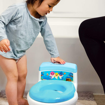 The First Years Disney Minnie Mouse Potty Training Toilet and Toddler Toilet Seat - Toilet Training Potty with Fun Flushing and Cheering Sounds,Pink