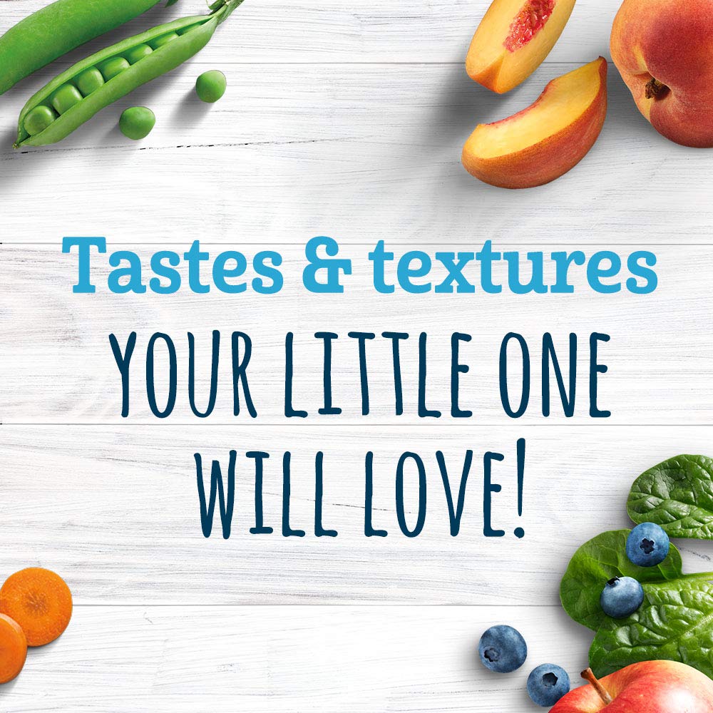 Gerber My 1st Veggies Starter Kit, Carrot, Green Bean & Sweet Potato Puree, 2 Ounce - 6 Count (Pack of 2) and Gerber 1st Foods Baby Food Banana Puree, Natural & Non-GMO, 2 Ounce Tubs, 2-Pack (Pack of 8)