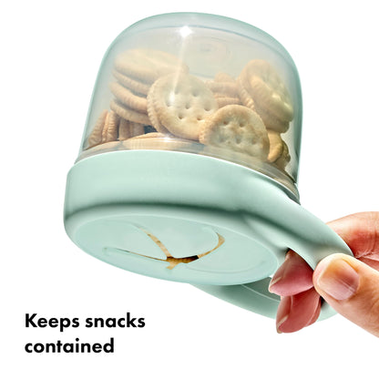 OXO Tot Snack Cup with Lid – 2 Pack, Opal and Blossom