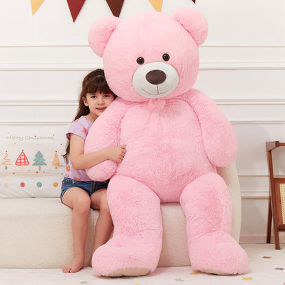 51 inch Big Teddy Bear Cute Giant Stuffed Animals Soft Plush Toy for Girlfriend Kids for Birthday Christmas Valentine's Day