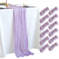Light Pink Cheesecloth Table Runner 10ft Boho Rustic Gauze Cheese Cloth Spring Decor for Wedding Party Bridal Baby Shower Birthday Table Decorations