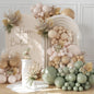 Dusty Blue Balloon Arch Kit 132Pcs Dusty Blue and White Balloon Arch Garland Kit Include Dusty Blue White Pastel Blue Clear Balloons for Birthday Wedding Baby Shower Bridal Party Decorations