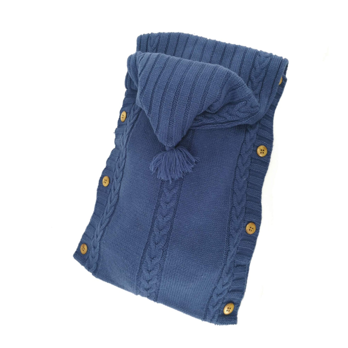 XMWEALTHY Newborn Baby Wrap Swaddle Blanket Knit Sleeping Bag Receiving Blankets Stroller Wrap for Baby(Dark Gray) (0-6 Month)