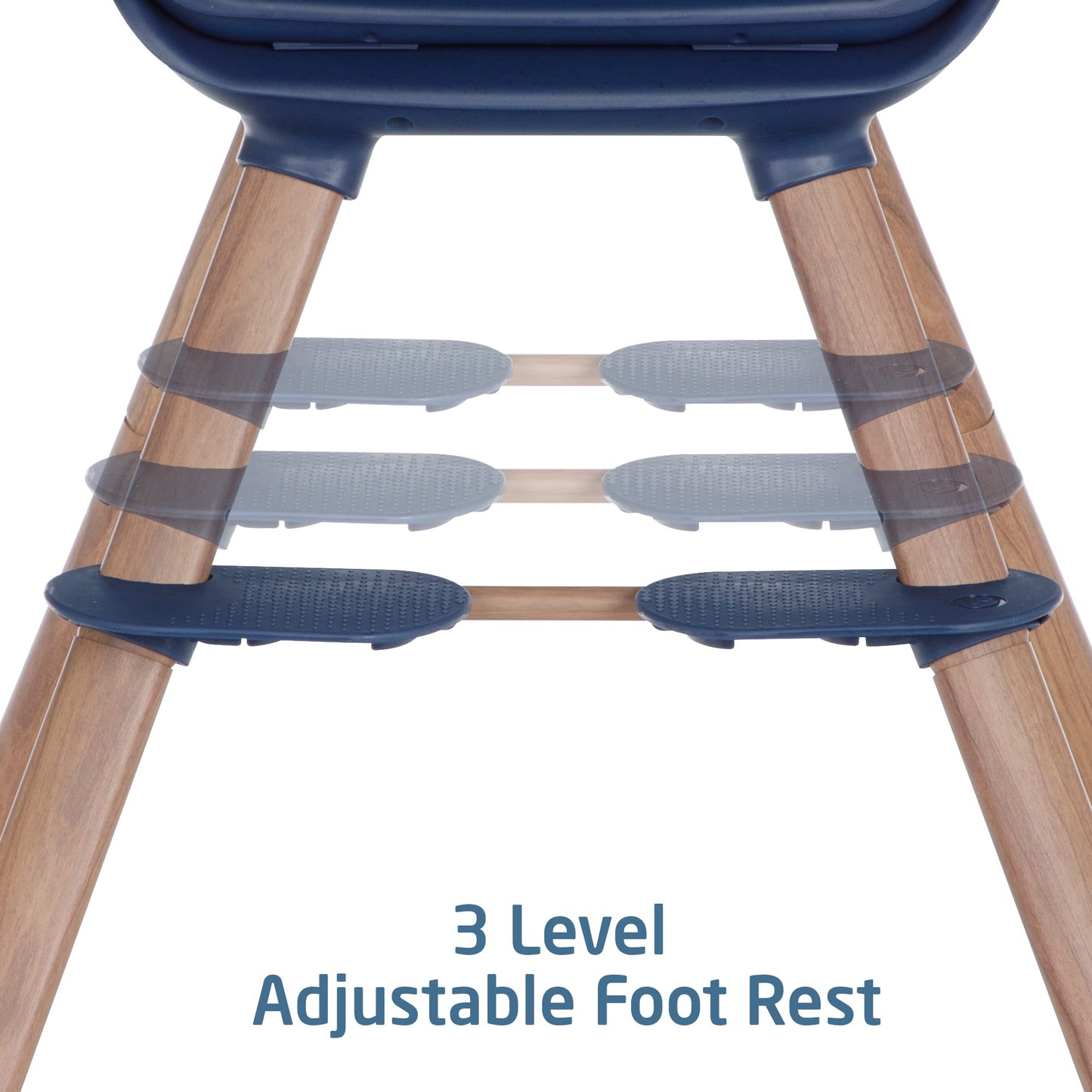 Maxi-Cosi Moa 8-in-1 High Chairs for Babies and Toddlers, Machine Washable Infant High Chair, Compact, Convertible High Chair Lightweight Design, Classic Slate