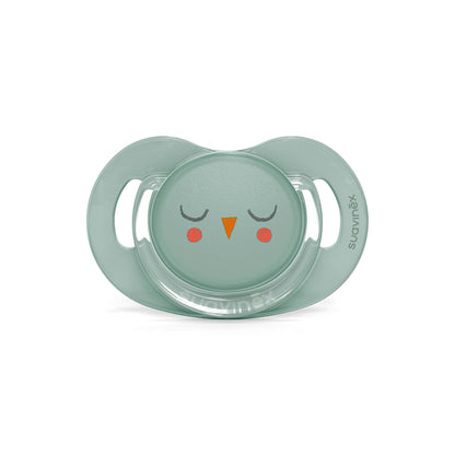 Suavinex Bonhomia SX PRO Physiological Pacifier, Supports Breastfeeding Babies, Pacifiers 18+ Months, 2 Pack Baby Pacifier, Baby Accessories, (Pink/Beige)