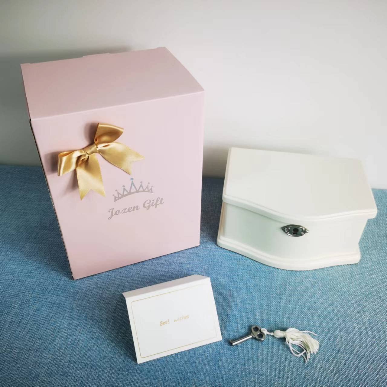 Medium Pink Ballerina Musical Jewelry Box with Mirror and Lock for Girls,Pink Kid's Jewelry Storage Music Chest,Gifts for Christmas,New Year and All Hoidays