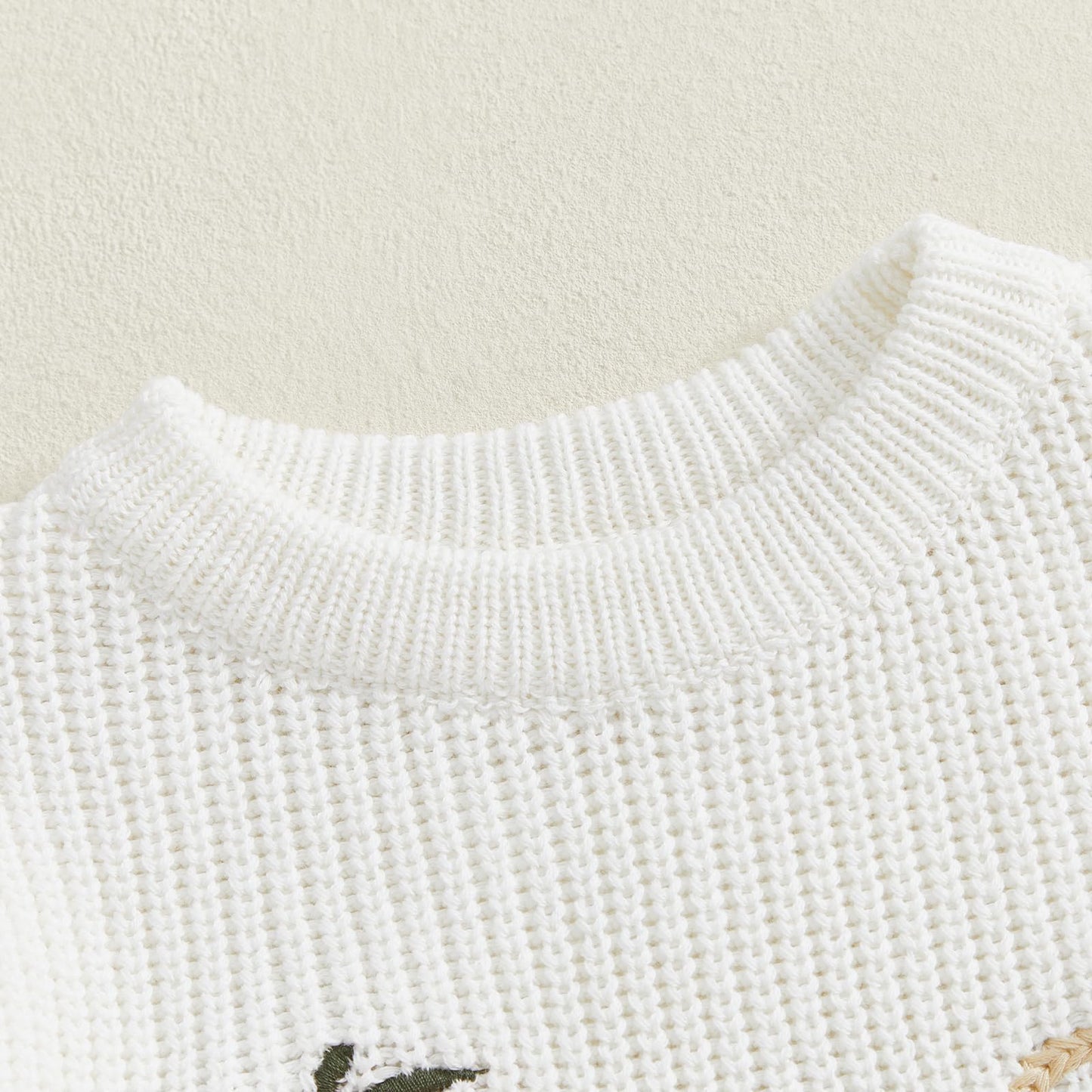 Baby Girl First Birthday Outfit One Year Old Strawberry Embroidery Knit Sweater Romper Warm Fall Winter Clothes
