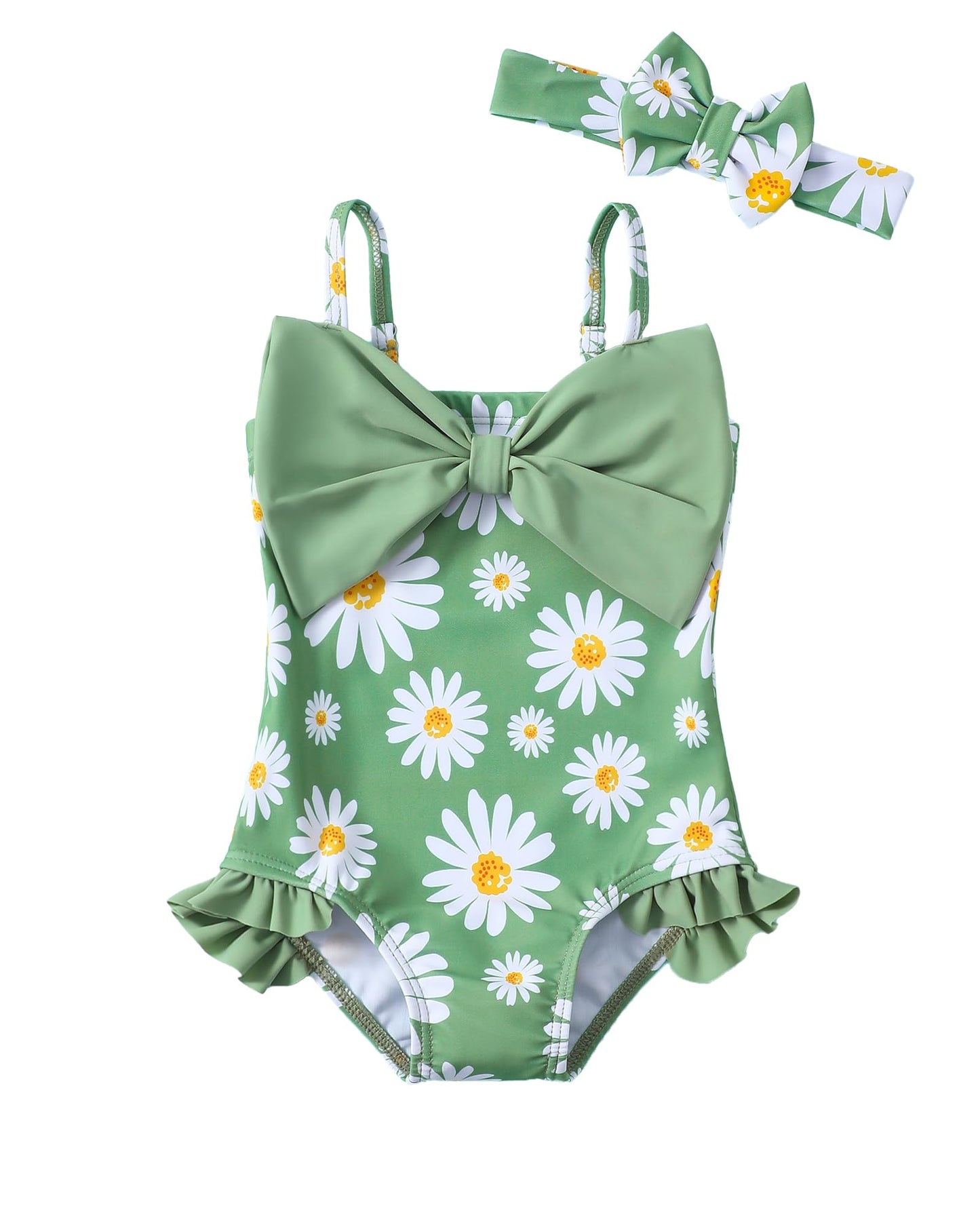 Mioglrie Toddler Baby Girl Swimsuit Infant Bathing Suits Summer Beach Swim Suit Newborn One Piece Swimwear for Girls