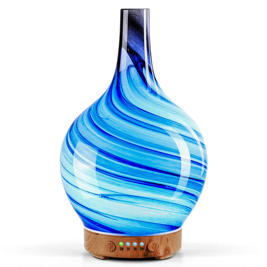 Porseme 3D Essential Oil Diffuser Cool Mist Humidifier Ultrasonic Aromatherapy Diffuser,150ml Last 6h,Auto Shut-Off,Air Refresh,Decoration for Home,Office,Yoga,Baby,Sleep
