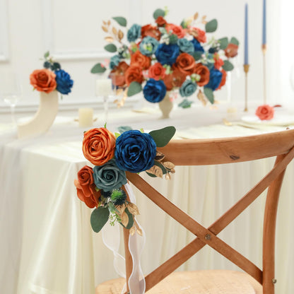 Artificial Flowers Combo for DIY Wedding Bouquets Combo Centerpieces Arrangements Party Bridal Baby Shower Home Decorations-Blush Pink