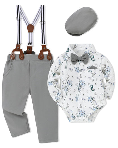 SANMIO Baby Boy Clothes 0-24M Baby Boy Suits 4pcs Baby Boys Baptism Easter Outfits Baby Christmas Clothes