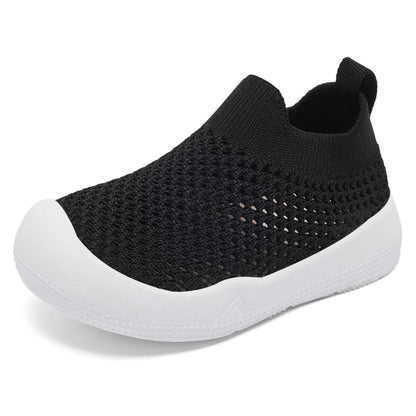 Eashi Baby Boy Girl Non-Skid Indoor Infant Walking Shoes Breathable Warm Elastic Sock Shoes with Memory Sole Protect Toes Outdoor Sneakers